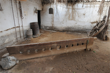 Room of torture, Afro-Peruvian Museum, Zaña, Peru