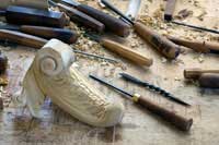 The tools of the trade await a cabinetmaker's hand.
