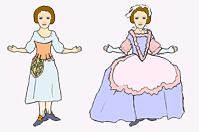 18th-Century Paper Doll Game