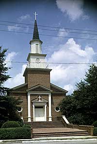 The Current First Baptist Church, on Scotland Street, Williamsburg, VA