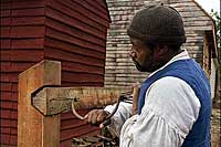 Enslaved workers were often taught a trade.