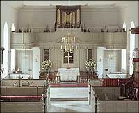 Interior of Bruton Parish Church