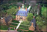 Governor's Palace - aerial view
