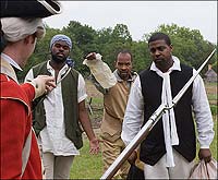 Dunmore's offer punished rebels while replenishing his troops. Jason Gordon, Richard Josey, and Willie Wright enlist..