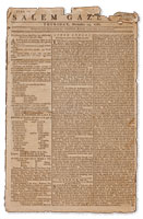 On microfilm and in other media, such historical documents as this <em>Salem Gazette</em> report on the Battle of Yorktown can be preserved.
