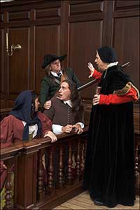  In trouble with Cromwellian authorities, in the person of Willie Balderson, for receiving Christmas sacrament from their priest