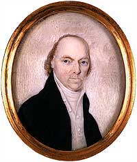 John Blair, in this ivory miniature, was appointed by President George Washington to sit on the first United States Supreme Court.