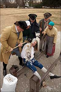 A slurry brew of pain and public mortification, tar and feathers was the punishment for unrepentant Loyalists in the 1760s and '70s.