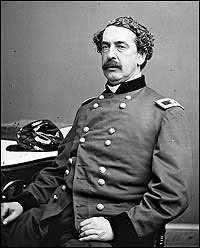 Abner Doubleday, left, was a Civil War general but not, despite popular belief, the father of baseball.