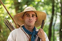 Warren Taylor, a Colonial Williamsburg interpreter and a Pamunkey shares 
his tribe's history as part of the Foundation's American Indian Initiative.