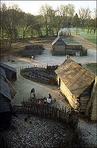 Slave quarter at Carter's Grove