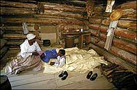 Interior of a slave's home