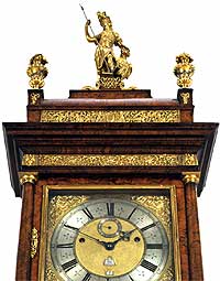 Minerva figure on the clock