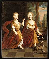 Portrait of the Depeyster Twins, Eva and Catherina