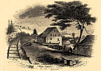 The Shadwell mills, from an 1853 Harper’s Monthly story on Monticello