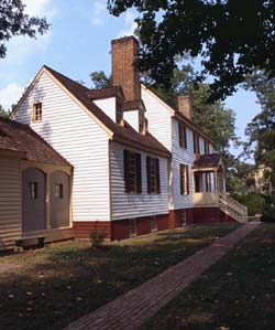 Colonial Williamsburg preserves the Tucker House on Nicholson Street for donor hospitality. - J. Hunter Barbour