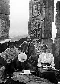 Egyptologist Dr. James Breasted (shown with his family) 