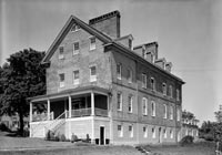 E. H. Pickering took this photo of the Charles Carroll of Annapolis House in Maryland for HABS in 1936. Dating to the 1720s, it was restored and is open to the public for tours.