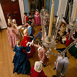 Dancing at the palace