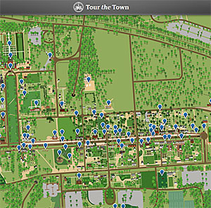 Tour the Town Map