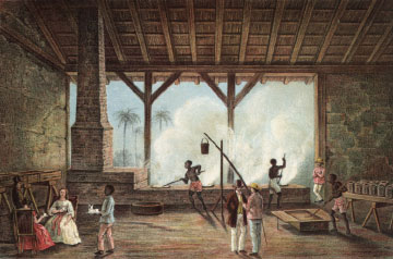 Credit: Image Reference Album-26, as shown on www.slaveryimages.org, compiled by Jerome Handler and Michael Tuite, and sponsored by the Virginia Foundation for the Humanities and the University of Virginia Library <i>Vista de una Casa de Calderas</i>