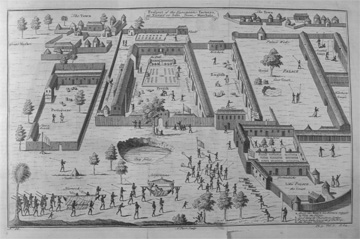 Credit: Image Reference 3-064, as shown on www.slaveryimages.org, compiled by Jerome Handler and Michael Tuite, and sponsored by the Virginia Foundation for the Humanities and the University of Virginia Library “Prospect of the European Factorys, at Xavier or Sabi”