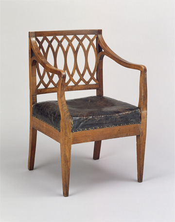 Credit: Art Museums of Colonial Williamsburg Armchair attributed to Monticello joinery