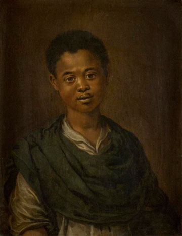 Portrait of a young black man