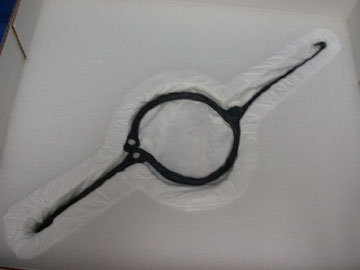 Credit: Barbados Museum and Historical Society Iron punishment collar