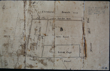Credit: Barbados Museum and Historical Society Plan for Public Cage