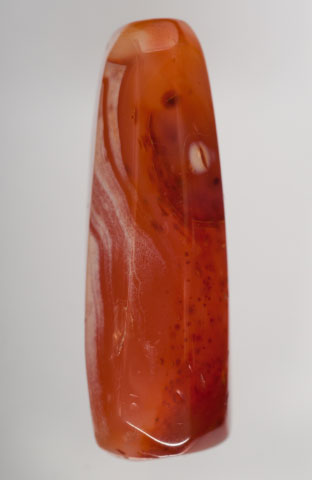 Credit: Barbados Museum and Historical Society Carnelian bead