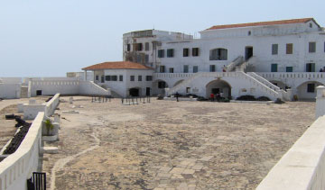Credit: Ghana Museums and Monuments Board Courtyard of the Cape Coast Castle