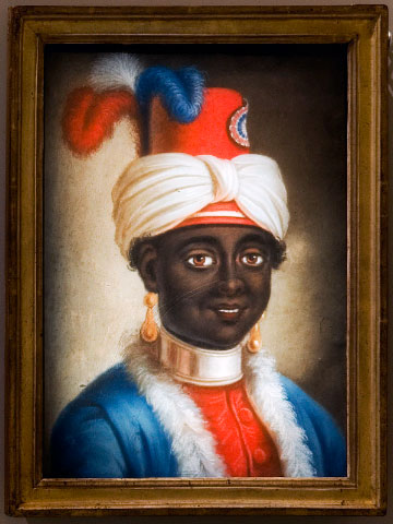 Credit: Photo © Château des ducs de Bretagne—Musée d'histoire de Nantes, Alain Guillard Portrait of a young slave in a republican suit