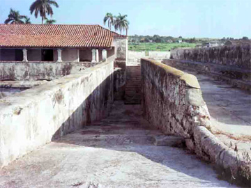 Credit: Slave Route Project, Cuba Lateral ramp that accesses the central patio of San Severino Castle
