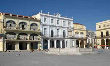 View of the Old Square, Havana, Cuba