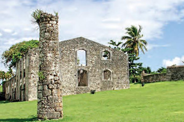 Sugar refining complex, Murat Plantation, Guadeloupe