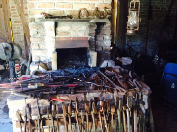 Credit: Whitney Plantation Robin’s Blacksmith Shop, interior