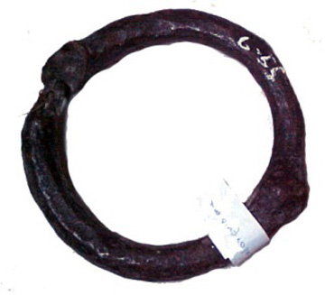 Credit: Slave Route Project, Cuba Iron hand shackle