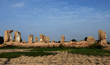 Ruins of first church of Zaña, Peru