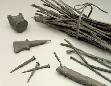 Credit: Thomas Jefferson Foundation at Monticello Nailrod and nails