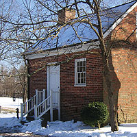 The Marietta Plantation law office of Judge Duvall, in Prince George’s County, Maryland