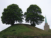 The motte at Oxford Castle