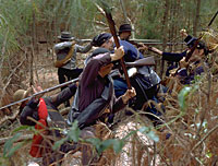 A Confederate-Union skirmish