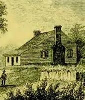 The early Washington family home.