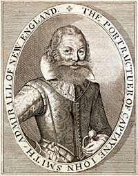 Captain John Smith is memorialized in this 1616 Simon van de Passe engraving.