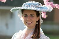 Colonial Williamsburg interpreter Katharine McEnry portrays Betsy Nicholas.