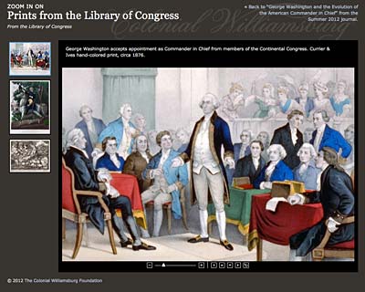Zoom in on George Washington prints