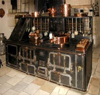 A French stove from the Château de Chenonceau.