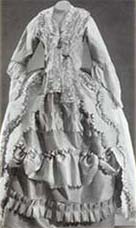Gown and Matching Petticoat