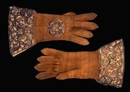 Gold Knitted Glove